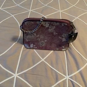 Ashley Stewart floral shoulder bag